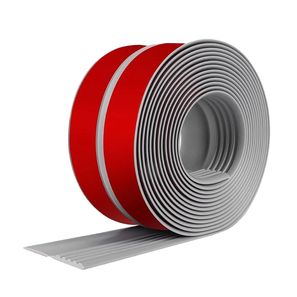 1X(Stair Edge Trim Self Adhesive Stair Nosing Molding Trim Non-Slip Rubber6007