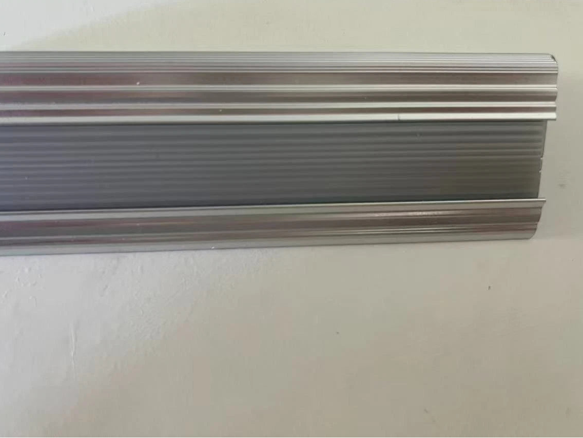 Stair Edge Nosing - silver- Trim Step Nose Edging Nosings Carpet-90cm