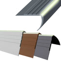Stair Nosing Warning Rubber Angle Anti Slip Photoluminescent Element