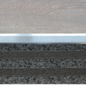 Stainless steel stair nosing strip 30X30 - 100CM