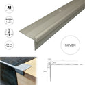 2.7m LUXURY CLICK VINYL FLOORING STAIR NOSING EDGE PROFILE TRIM FOR 3mm LVT