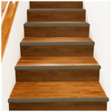 Stair Nosing L-Profile Brown Aluminium 67cm 30pcs Indoor Anti-Slip Edge Protect
