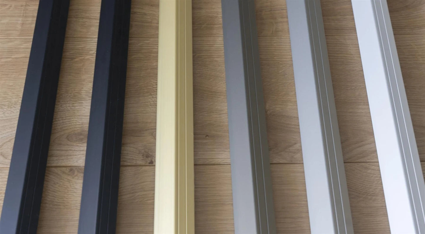 Transition ramp aluminium Self-adhesive 900x41x16mm floor bar ramp edge trim