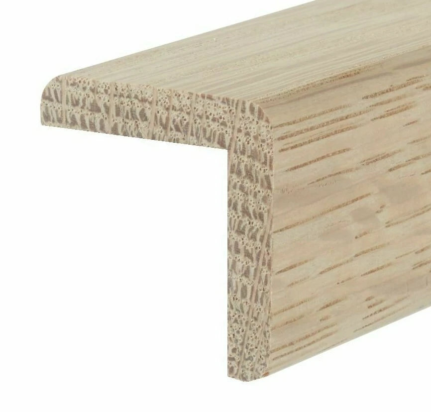 Solid Oak Cushion Corner L Bead I 0.9m I Edge Nosing I 20/25/30/40/45mm