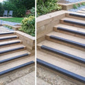 Anti-Slip Stair Nosing Standard Grit Grey - 600 x 55 x 55 mm