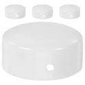 Durable Stainless Steel Stair Handrail End Caps White Set of 4 for Home Railings