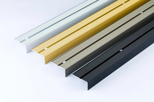 Stair Nosing Anodised aluminium anti non slip edge -trim- 40x20 mm 1M (39.37")
