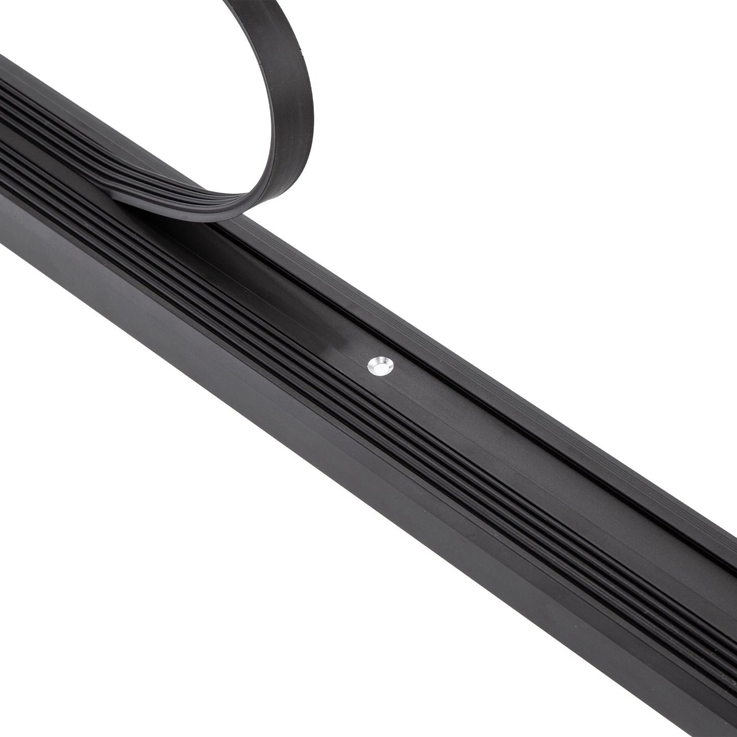 900 x 39 x 20mm Aluminium Stair Nosing Edge Trim Step Nose Edging Carpet - Black