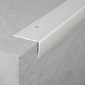 2.7m ALUMINIUM STAIR NODING STEP EDGE NOSING TRIM FOR LAMINATE, WOOD.41x26.6mm