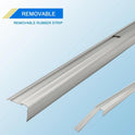 Stair Edge Nosing Trim - 900mm x 43mm x 28mm - (1 pc) Anti Non Slip Step Tread S