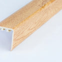 STAIR NOSING EDGE UPVC WOOD EFFECT -TRIM- EDGING NOSING 30x30 - 1.80 METER