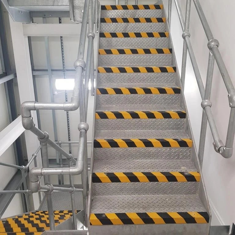 Anti Slip Stair Nosing Treads GRP Heavy Duty for High Traffic Areas (500mm -3m)