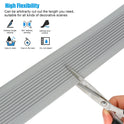 Rubber Stair Nosing Edge Anti non Slip PVC Angle Step Protect Edge Trim 39 Inch