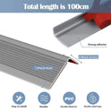 Anti slip Rubber Stair Nosing for Easy Installation and Wide Applications