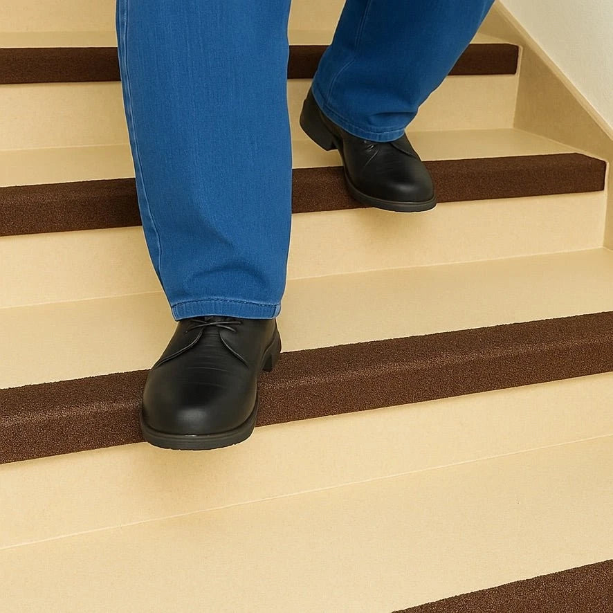 GRP Stair Nosing Anti-Slip Step Edge Tread Cover – Non-Slip -Brown 500mm -3m