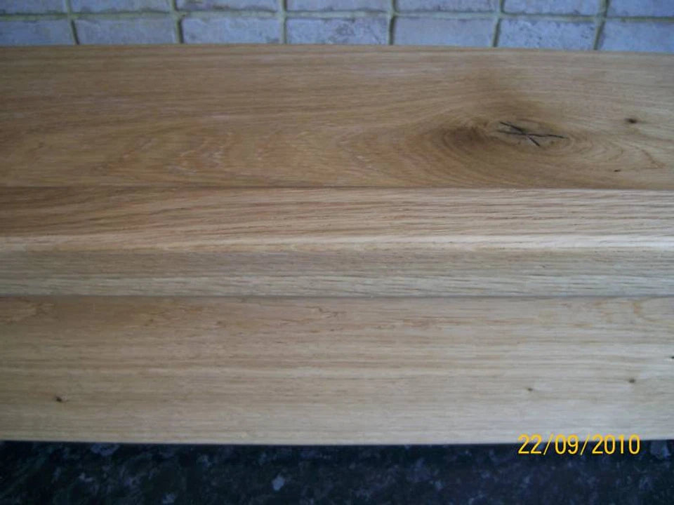UNI Oak Lacquered Wood Floor Stair Nose 2.7 Metre Length