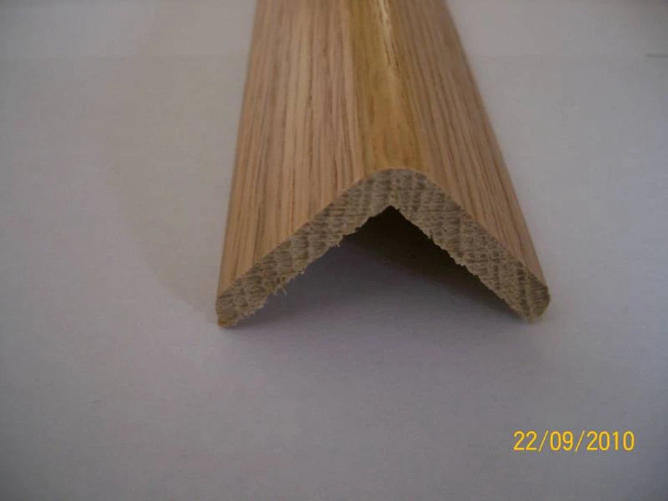 UNI Oak Lacquered Wood Floor Stair Nose 2.7 Metre Length