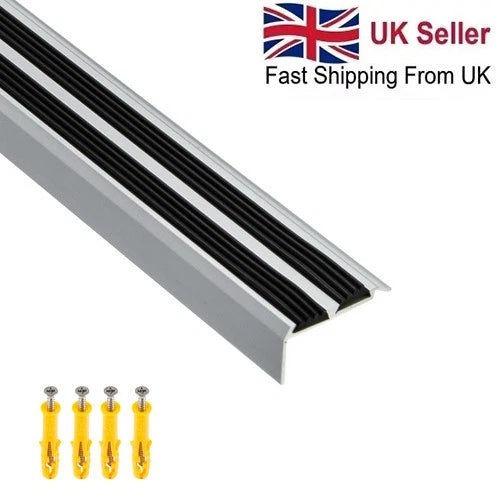 Stair Nosing Anodised Aluminium Edge Trim Step Nose Edging 90cm